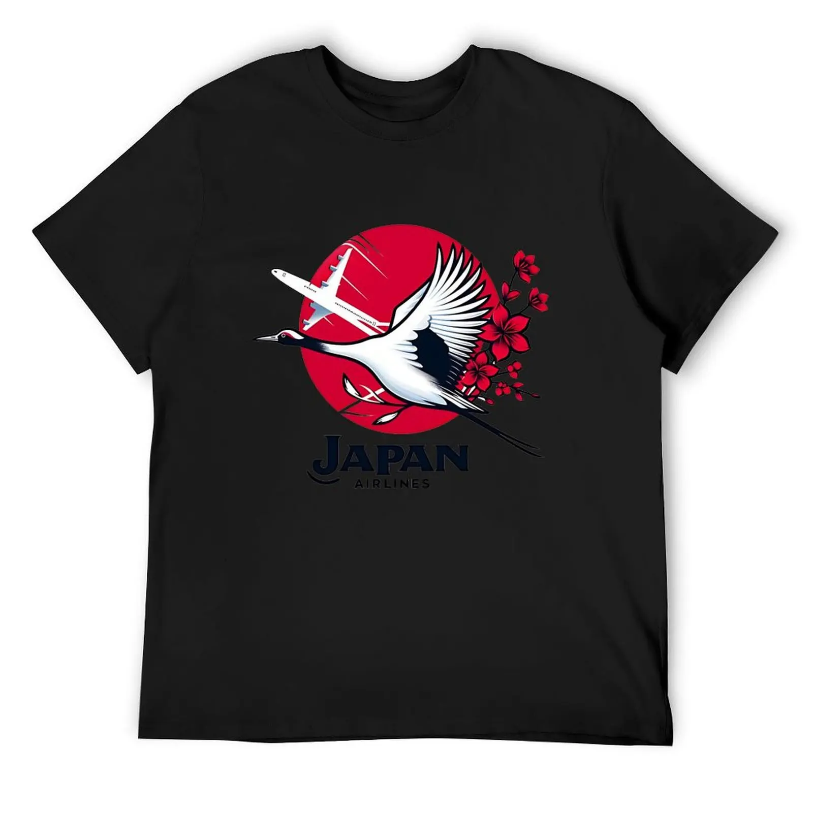 

Japan Airlines Logo T-Shirt shirts graphic tee plus size clothes customizeds designer t shirt men