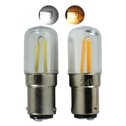 Ampoule LED à Filament B15 B15D pour Machine à Coudre, Mini Lampe à Bougie, 12V, 24 V, 110V, 220V, 2W, Super Décoration de Maison, Lustre