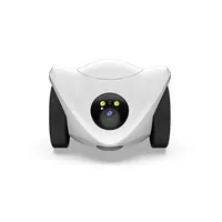 Dog Treat Camera Dispenser Feeder 1080P Full HD Wifi Camera Pet Robot Toys 360°Move Freely 2-Way Audio App 30 Days Long Standby