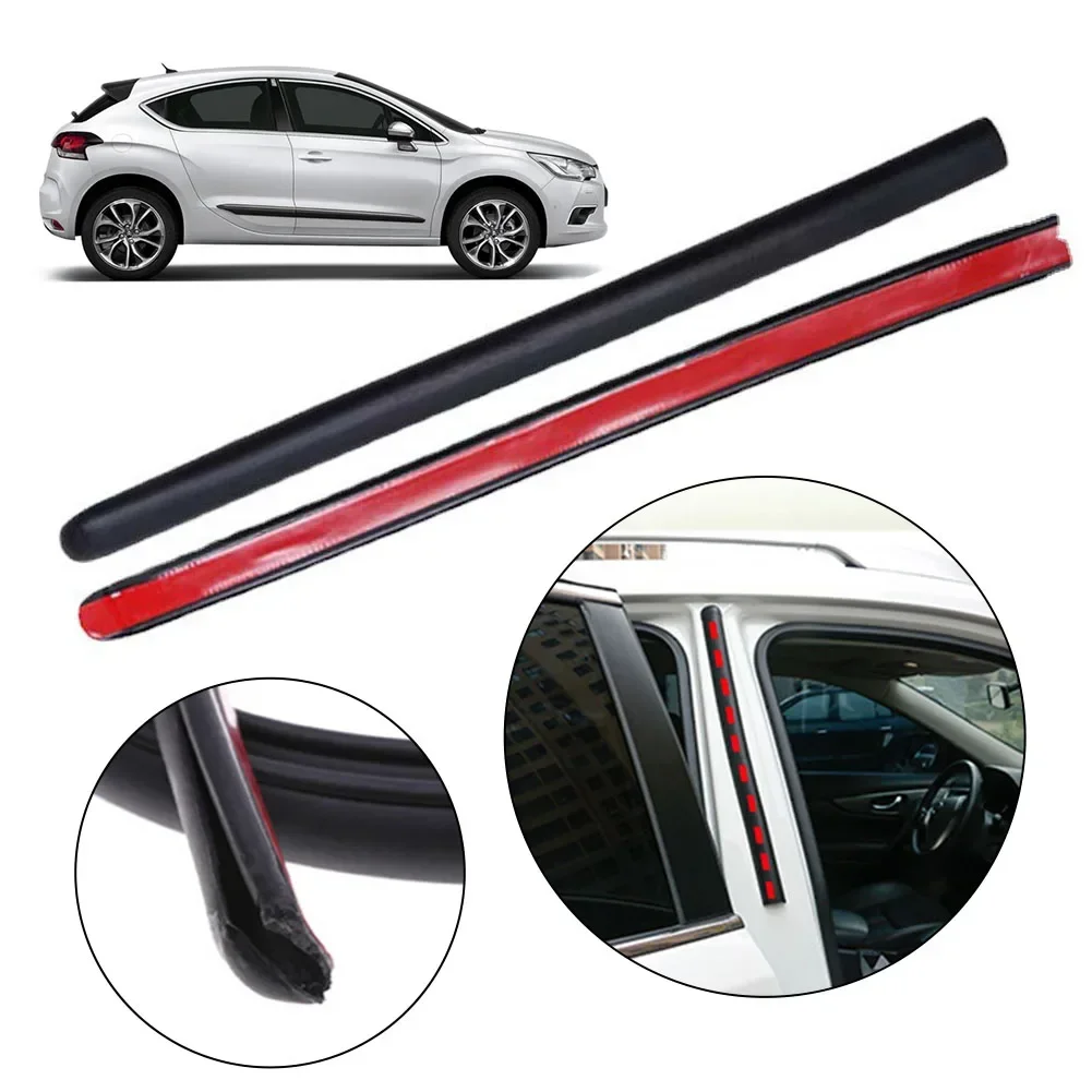 2x Auto Door Pillar Sealant Trim Car Door Middle Column Sealing Strip for Noise Insulation Soundproofing Dustproof Auto Sealing