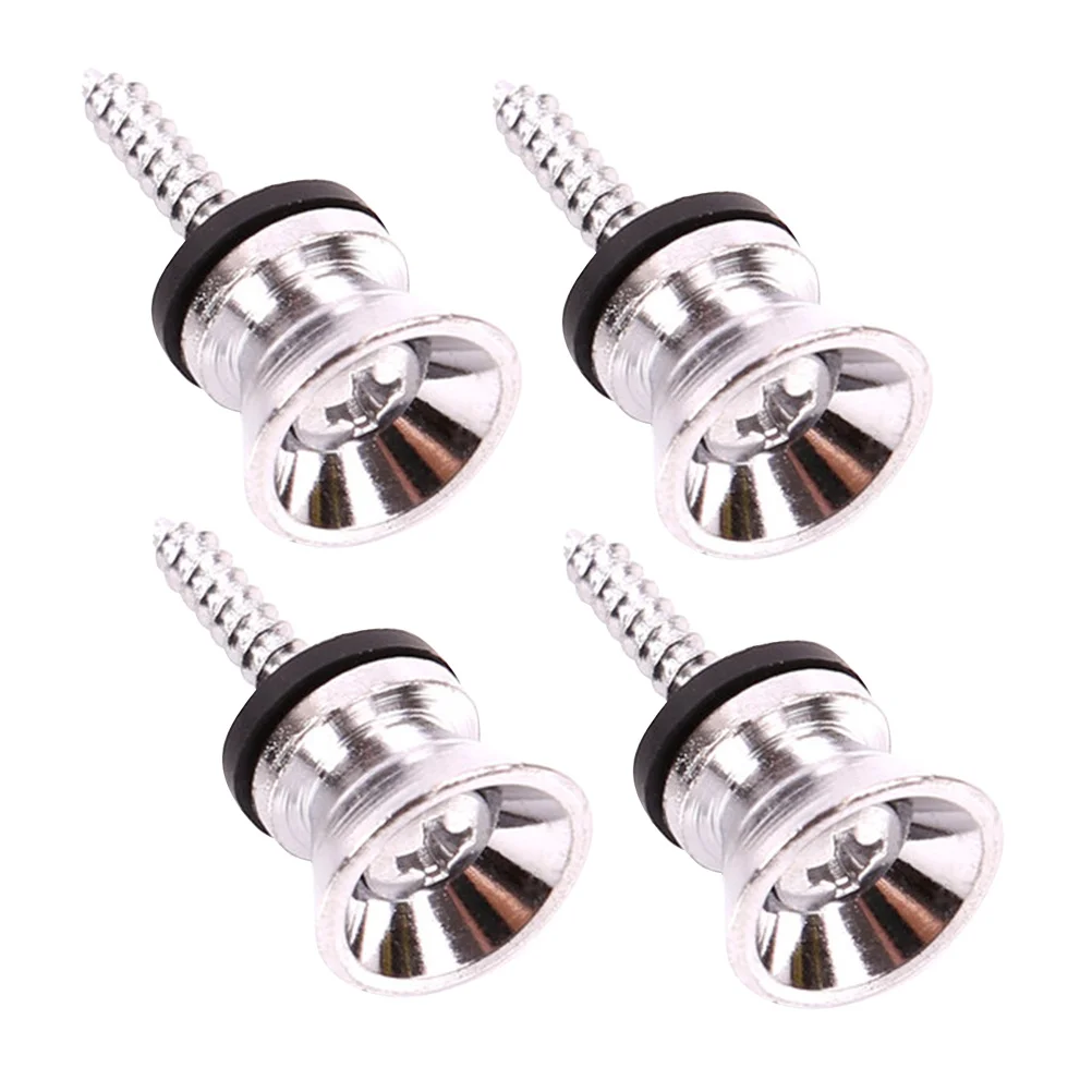 6 Stuks Akoestische Gitaar Houten Gesp Fixator Rock Steady Schroef Bout Met Beschermende Pakking Volksmuziek Gitaar Accessoires