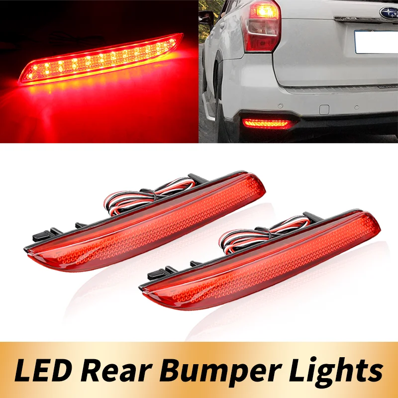 

2PCS LED Rear Bumper Brake Lights Canbus For Honda Insight CR-Z CR-V FIT Acura TSX Sportwagon HO1185103 HO1184103 33505SLJ013