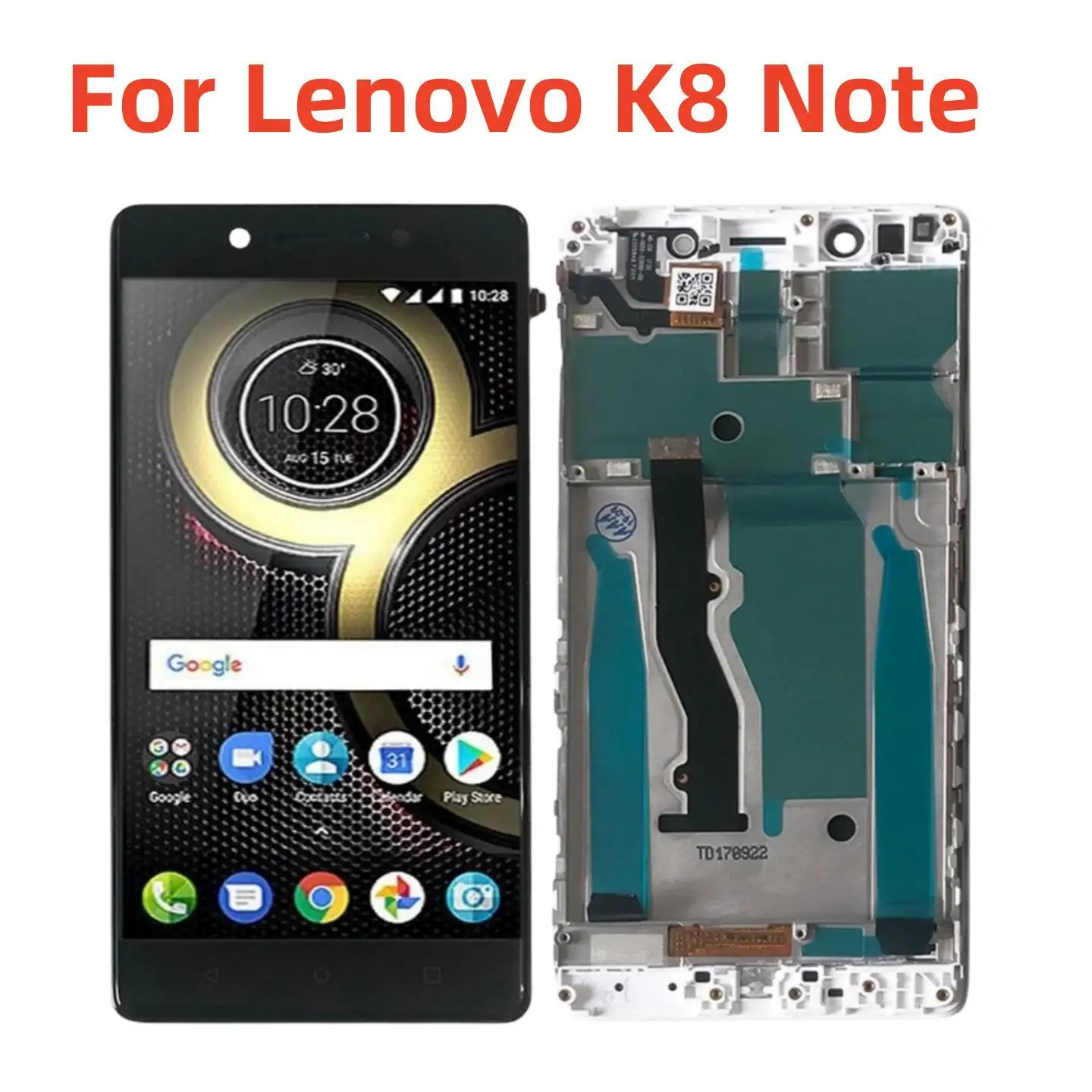 

For Lenovo K8 Note XT1902-3 LCD Display Touch Screen Digitizer Assembly Replacement Free Tools 5.5" inch