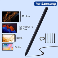 For Samsung S6 Lite Tablet Stylus S Pen Tab S8 S8+ S8 Ultra S7 FE S7+ With Replacement Tip Without Bluetooth