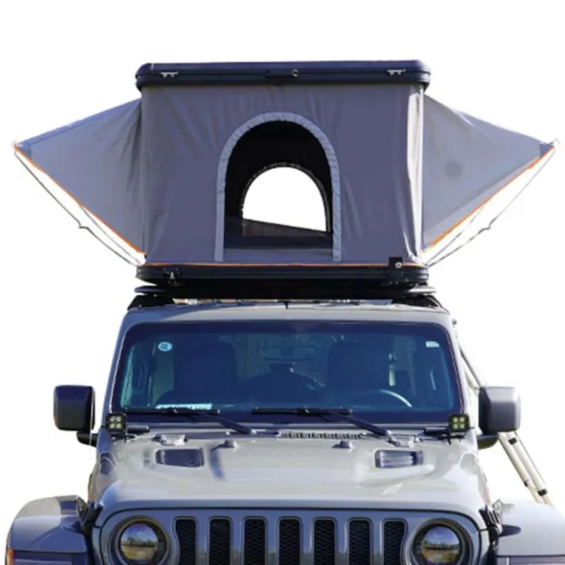 High Quality Outdoor Camping Car Tent Off-road Pop-up  2-3 Person Rectangular Hard Shell Top Roof Tent