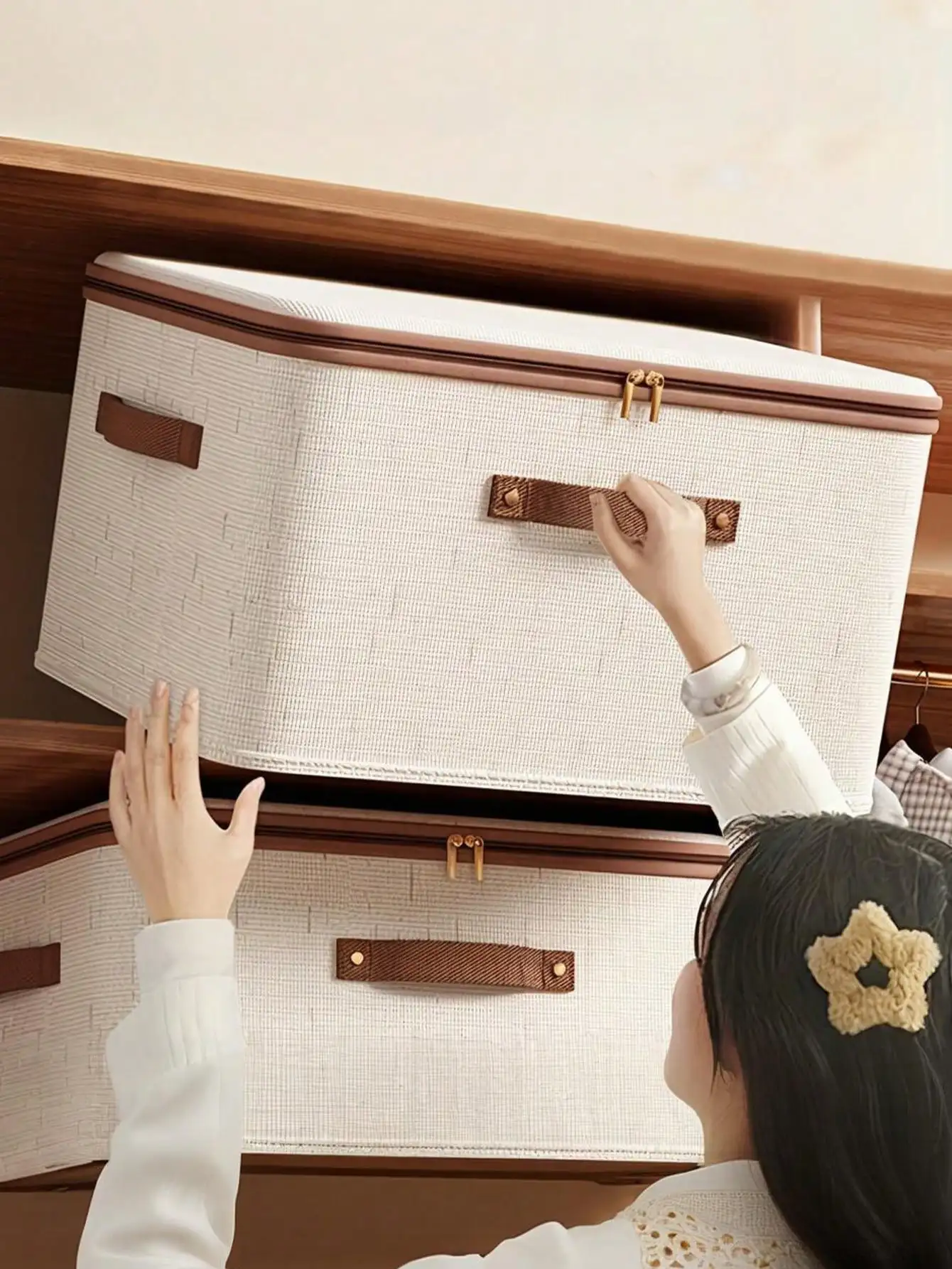 

1 шт. большой пылезащитный влагостойкий ящик для хранения с крышкой под кроватью