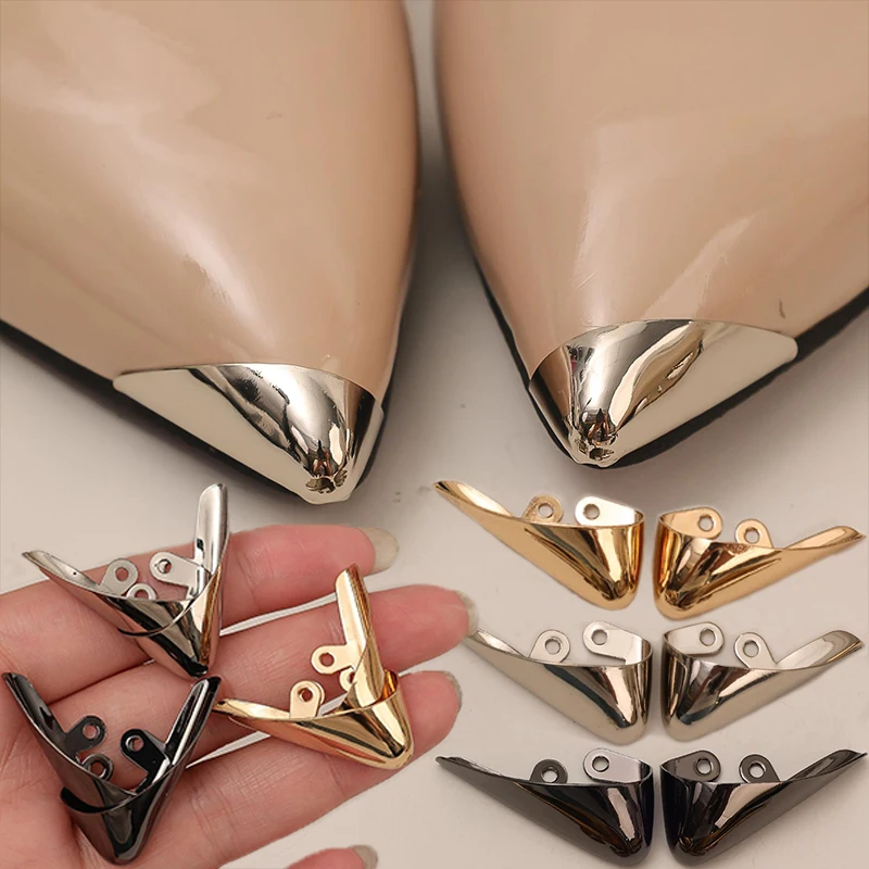 High-heeled Shoes Toe Cap Protection Prevent Wear and Scratches Shoes Compact Size Fashion Gold Silver Black Shoes Accessories