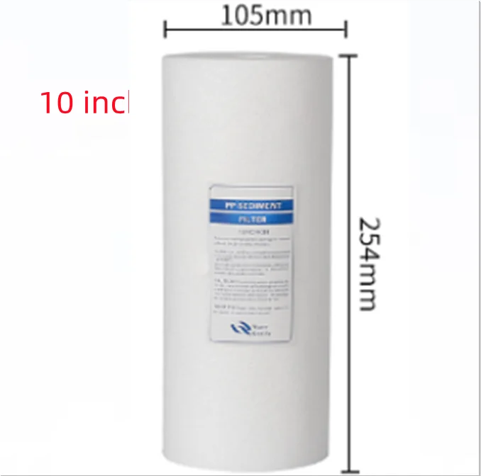 Water purifier pure water machine water dispenser replacement front 10 inch 20 inch big fat man PP cotton filter accessories