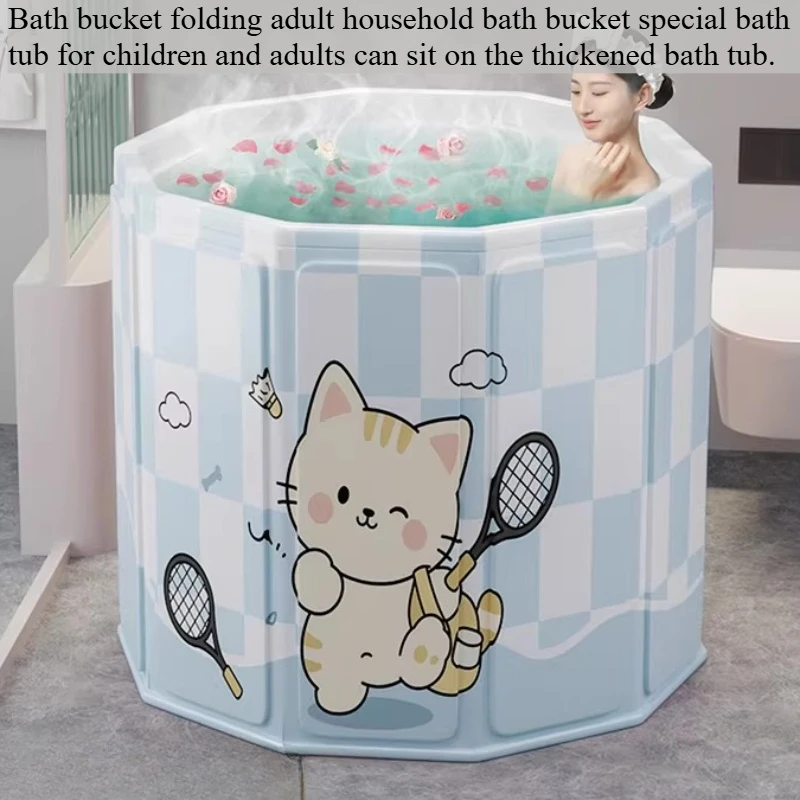 

Hot Adults Foldable Bathtub Cold Spa Lazy Foot Foldable Bathtub Above Ground Opvouwbaar Bad Volwassenen Portable Bathtub