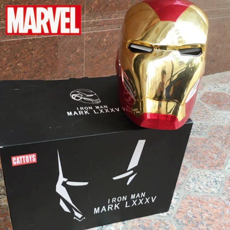 

Marvel Mk85 1/1 Cosplay Super Hero Iron Man Led Light Fully Automatic Helmet Mask Figure Model Collectible Adult Birthday Gift