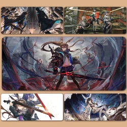 Arknights Amiya Chen Nian Dusk Ling Skadi 텍사스 XXL 대형 마우스 패드 키보드 패드