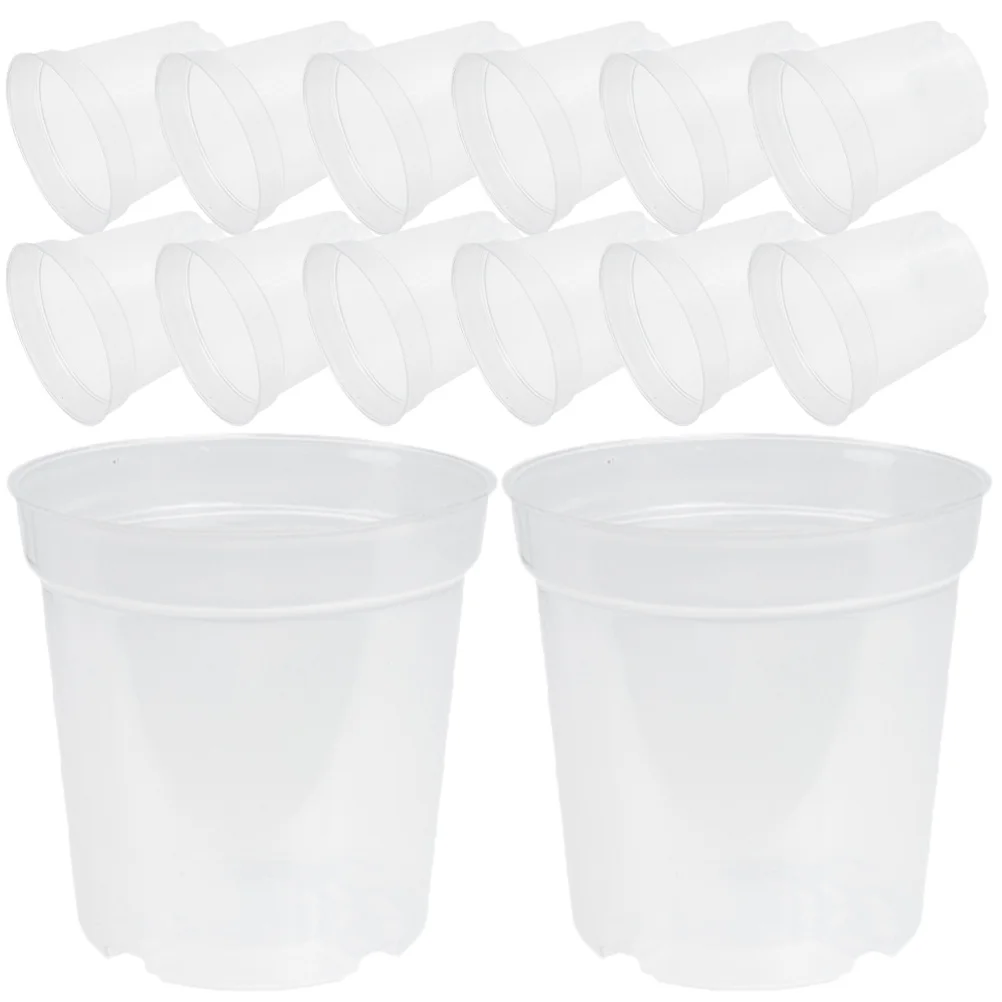 

30Pcs Seedling Pots Plastic Nursery Flowerpots with Drainage Holes for Garden Home Indoor Outdoor Planting Grow Pots