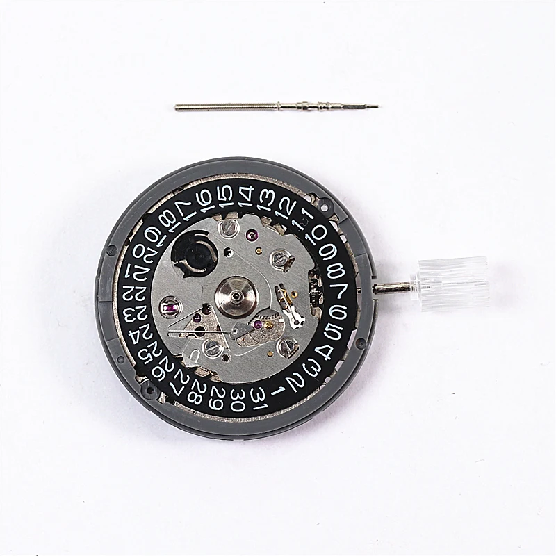 Nh35a Nh36a Black Calendar Day Dial Conversion crown at 3 at 3.8 Mechanical Automatic Nh35 Movement For Skx007 Watch Mod Part