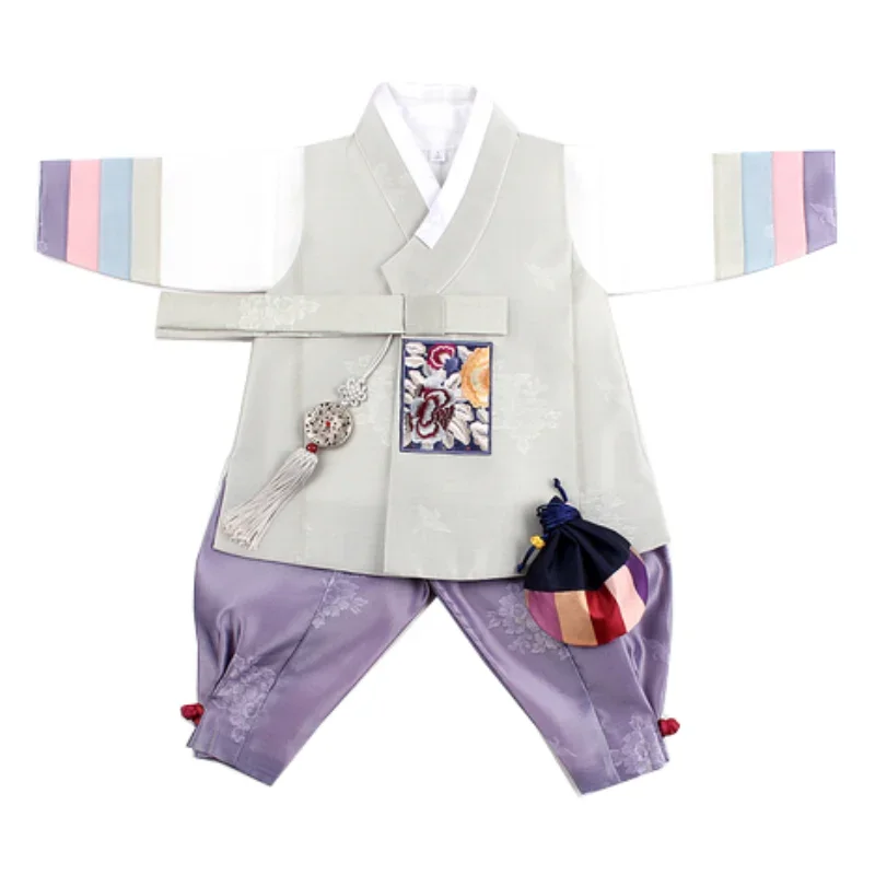 Boy Hanbok Baby One-year-old Ethnic Suit Korean Traditional Ethnic Costume High-quality Customization