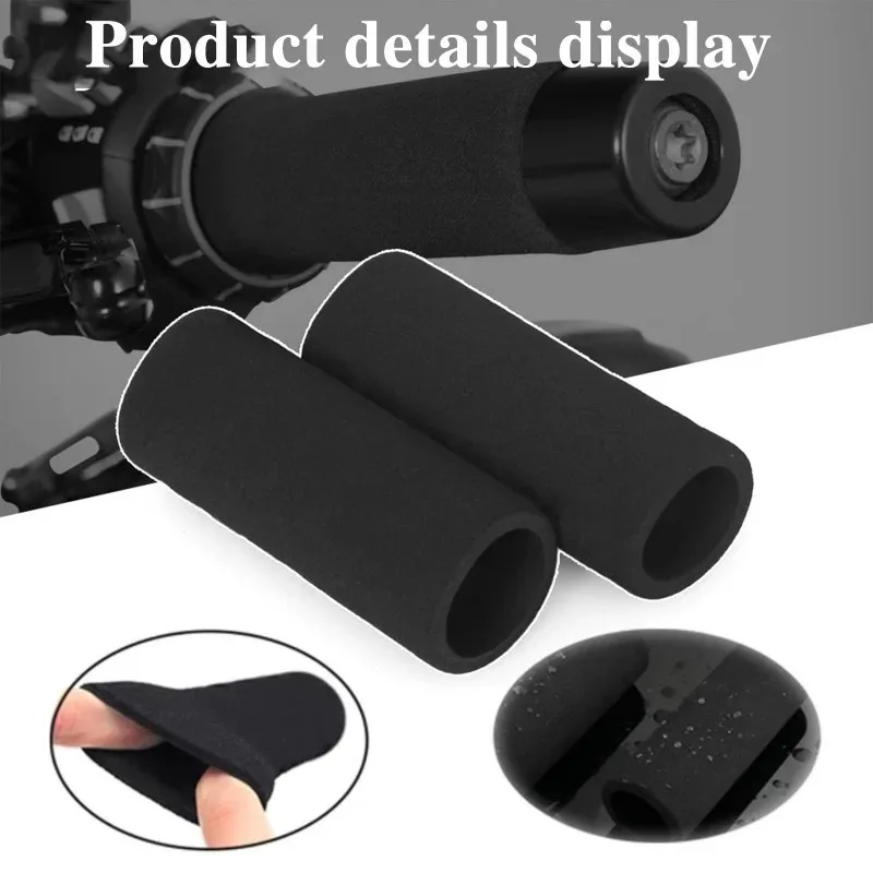 Universal Heat Shrinkable Grip Handlebar Cover Sleeve Motorcycle Anti Vibration Handle Cover Bar Foam Comfort Slip Over Grips