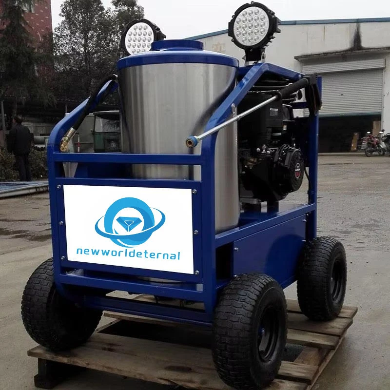 4000PSI Hydraulic  Engine Car Wash Tunnel High Pressure Wash Equipment With Horse Reel  Washing Machine Cleaner