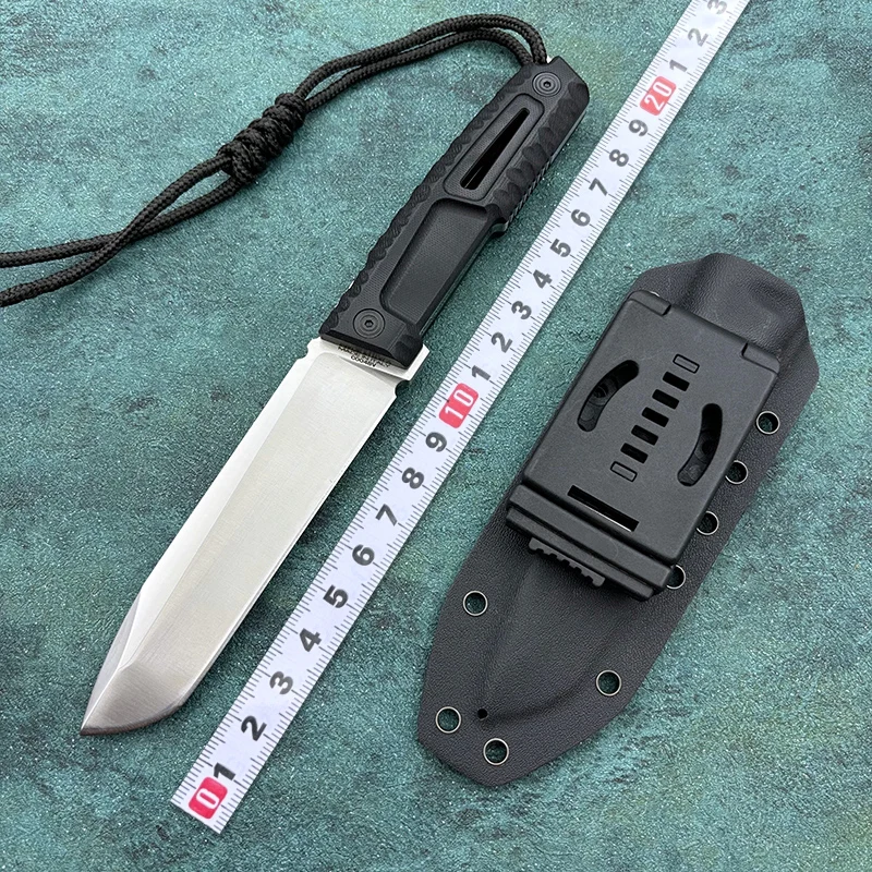 High hardness extreme value ratio TUSCAN Outdoor Knife Camping Wilderness Survival Knife G10 handle K sheath