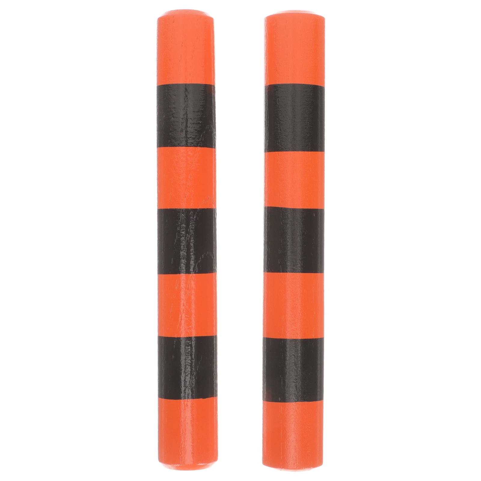 

2 Pcs Rhythm Stick Stripe Sound Musical Instruments Sticks Percussion Practical '