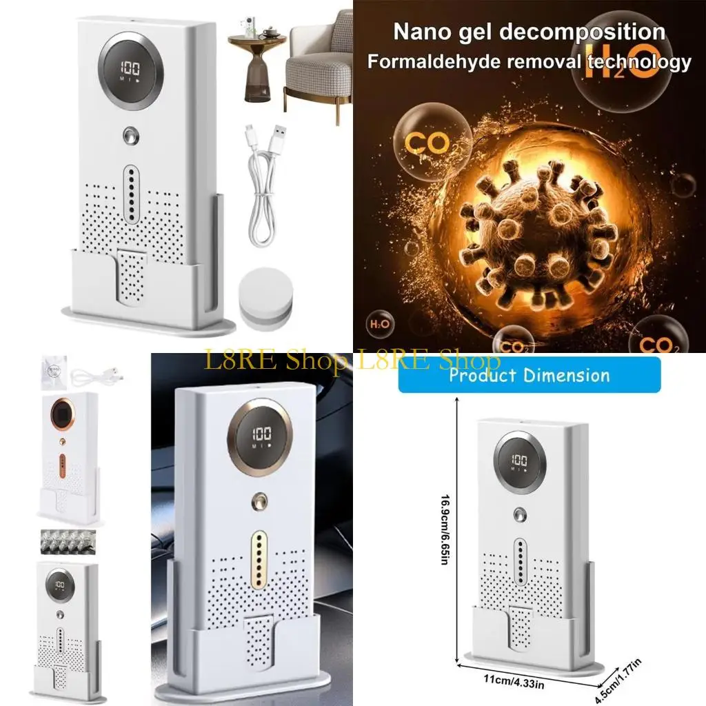 

L8RE Home Toilet Air Purifiers Refrigerator Air Deodorizer Effectively Remove Odors