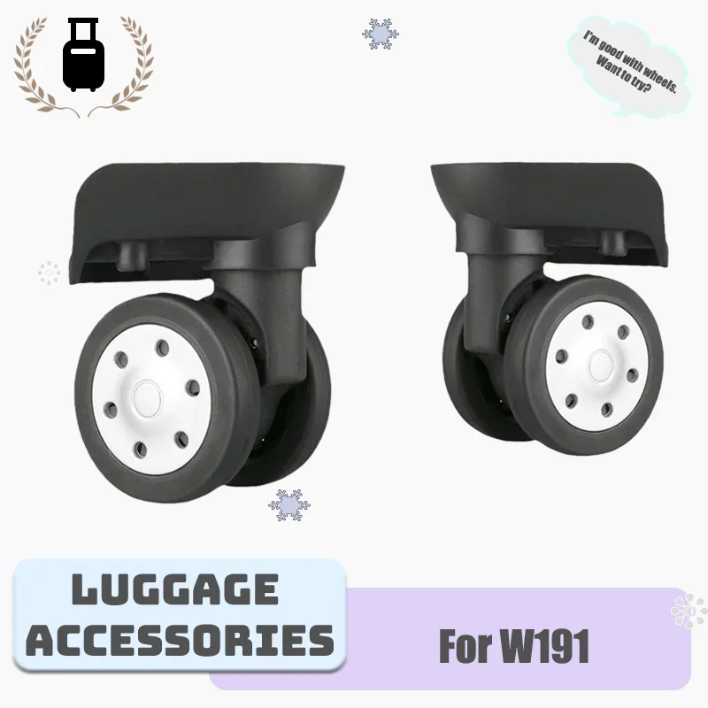 

For W-191 Luggage Case Swivel Castors - High Load Capacity 360° Flexible Rotation Ideal Luggage Case Replacement