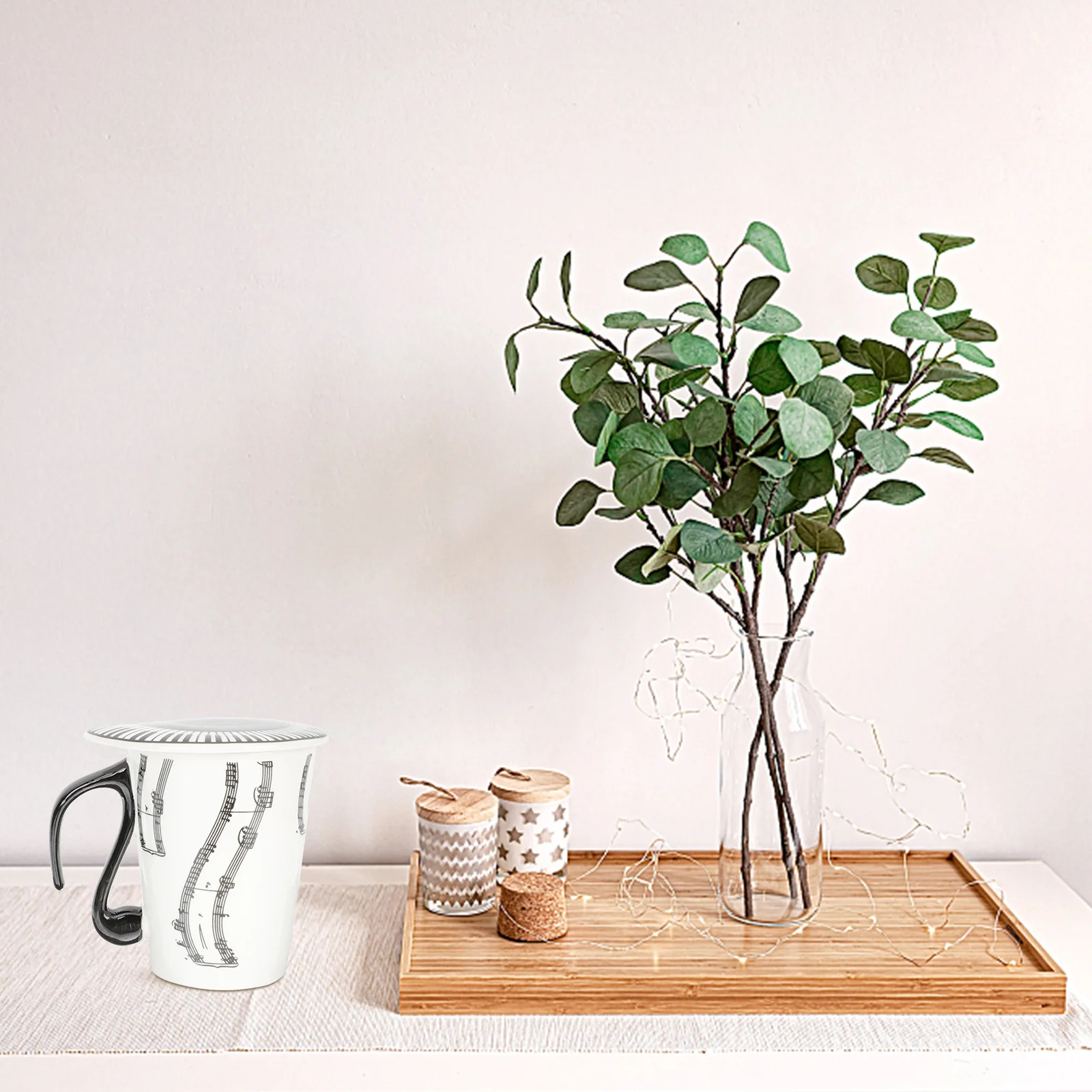 

Music Design Ceramic Mug Milk Coffee Cup Water Drinking Cup Suitable for Home Cafe Restaurant Coffee Cups Ceramic