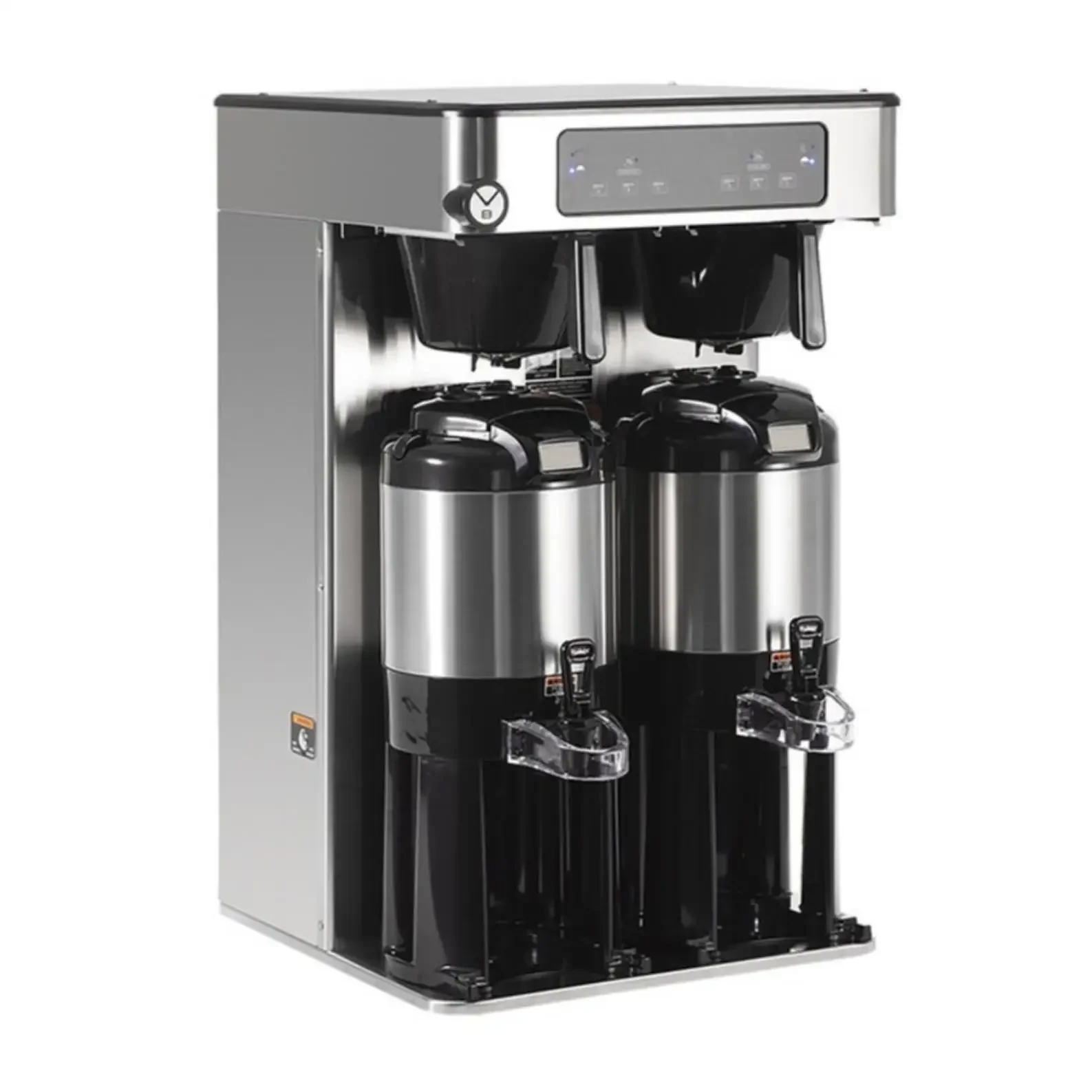 

Многофункциональный коммерческий электрический кофеварка Cafeteria ThermoPro Twin 1,5 галлона с вакуумными серверами