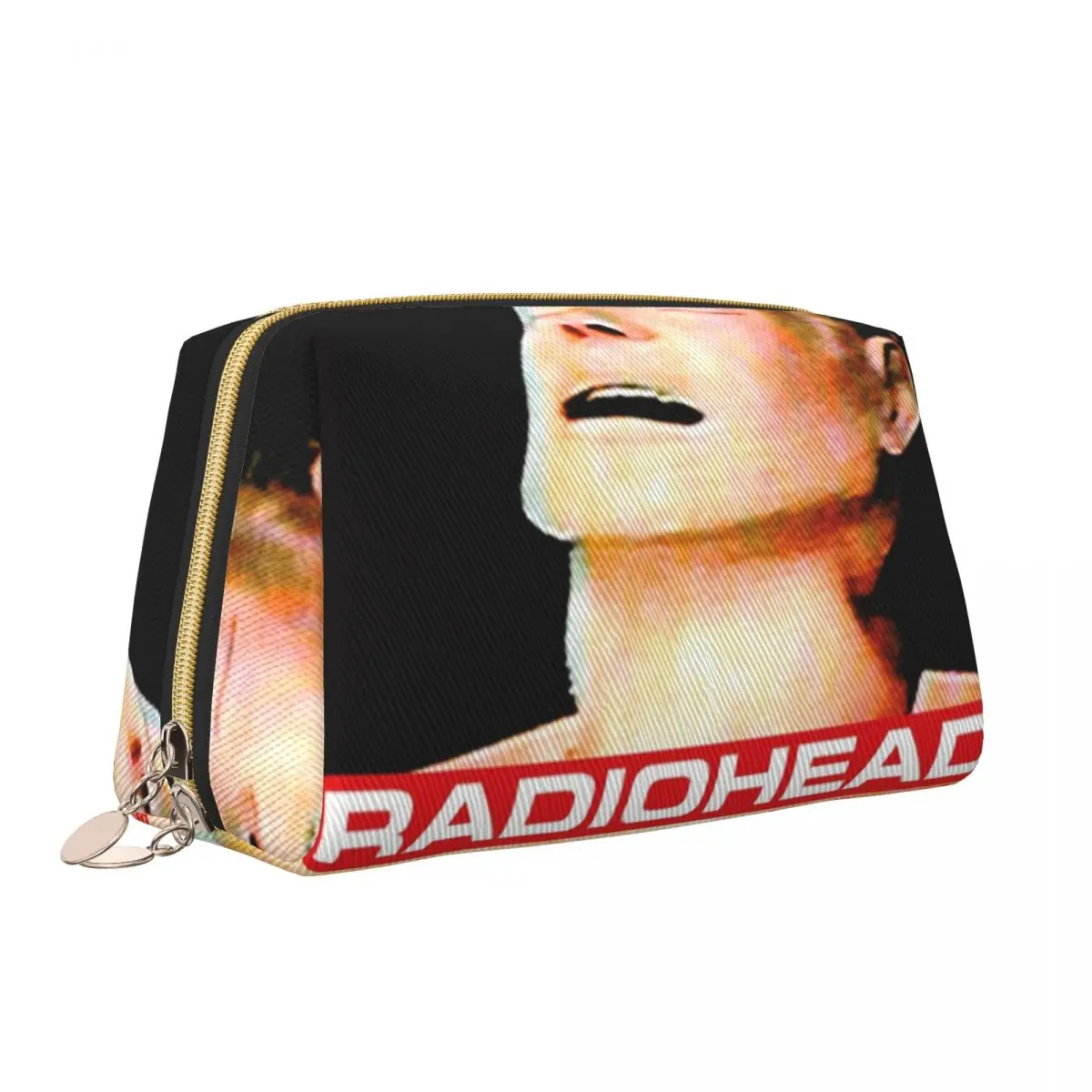 Radioheads British Rock Band Radio Cosmetic Bag Women Cute Big Capacity Makeup Case Beauty Storage Toiletry Bags