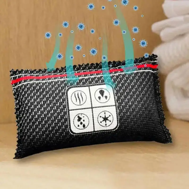 1-3pcs Car Dehumidifier Dry Bag Moisture Killer Absorber Pad Reusable Moisture Absorbing Bag Dehumidification for Home Wardrobe