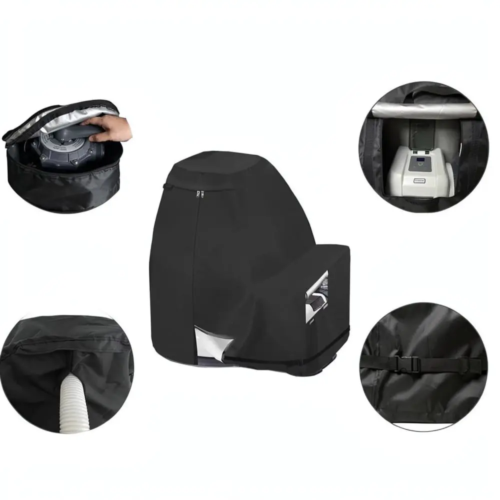 Outdoor Ground Pool Pump Protector Weatherproof Oxford Fabric Cover For Sand Filter System Dust Prevention