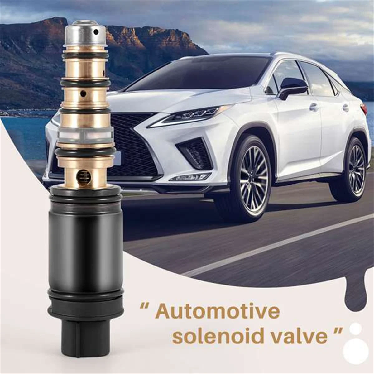 

Air AC Compressor Control Valve Automotive Solenoid Valve for Toyota Camry, 14 Corolla, Handa, Elfa, Lexus, New Crown