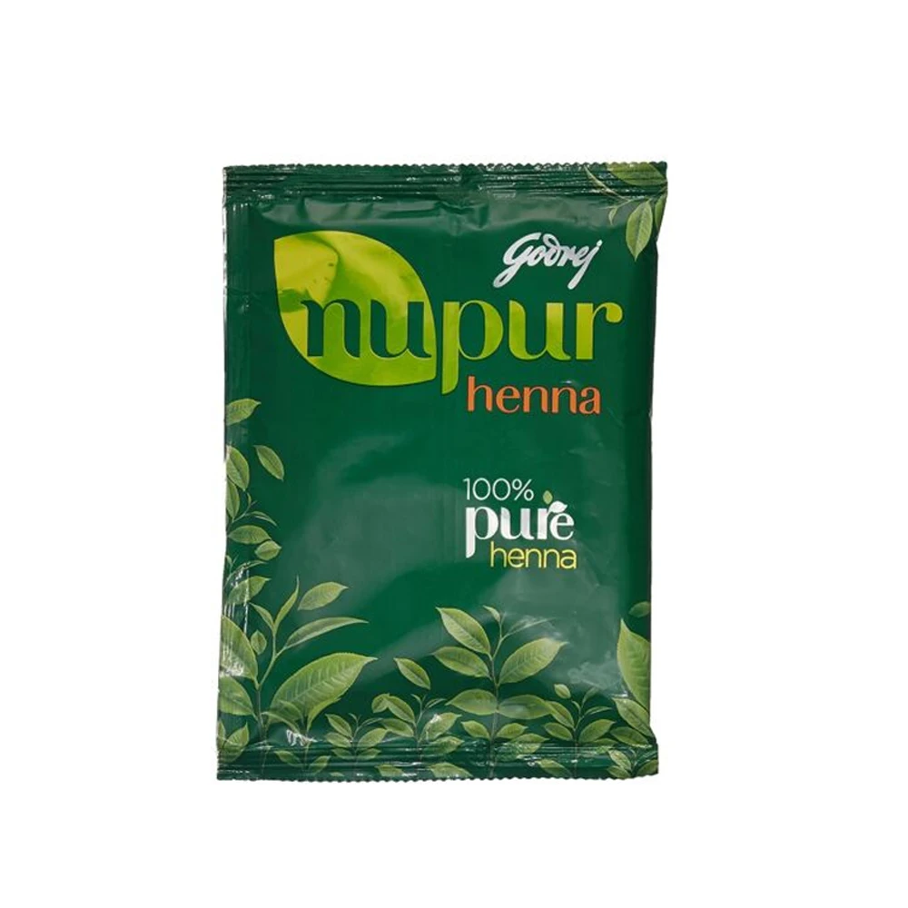 Nupur India 100 % poudre de henné Mehndi pure - 500 g de colorant naturel à base de plantes pour une couleur authentique et un soin capillaire