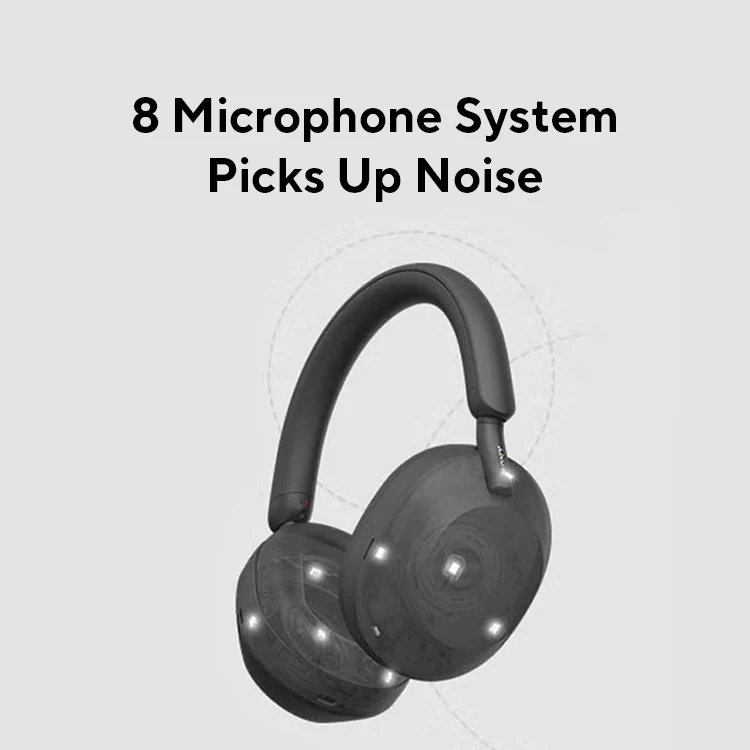Sony WH-1000XM5 Wireless Headphones Noise Canceling Foldable Bluetooth Earphone Bass Stereo Sound Game Business Exercise Headset image 3