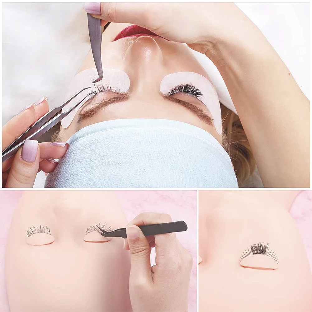 1set-pink-makeup-practice-head-mold-for-eyelash-extension-lash-grafting-facial-massage-piercing-training-display-and-salon