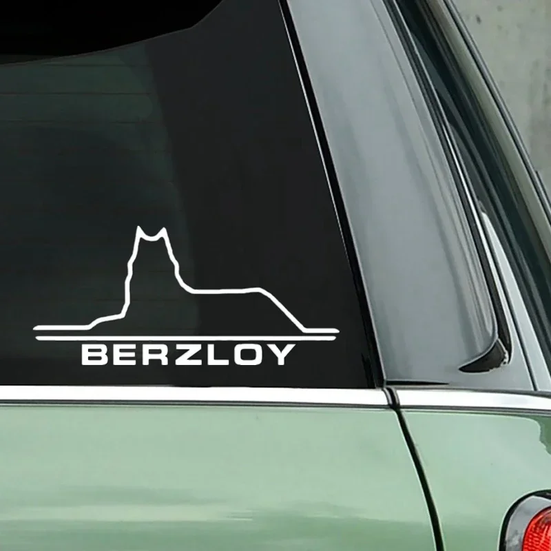 Decalcomania in vinile cecena Wolf berloy Car Sticker impermeabile Auto decori su paraurti lunotto posteriore Laptop