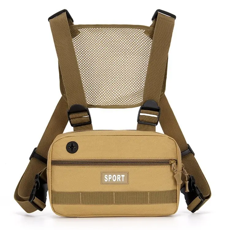 

Fashion Casual Chest Package Workwear Oxford Cloth Tactical Backpack Mountaineering Cycling Outdoor Sports Hunting Chest Bag
