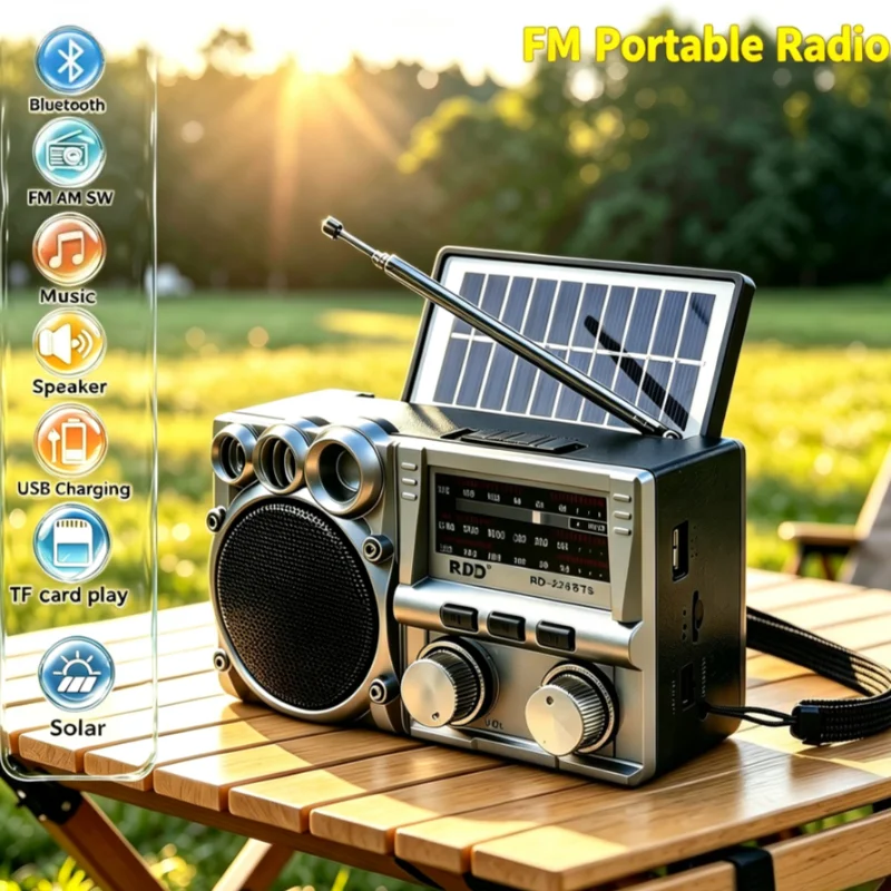Emergency Radio Solar - Portable Emergency Radio AM FM SW