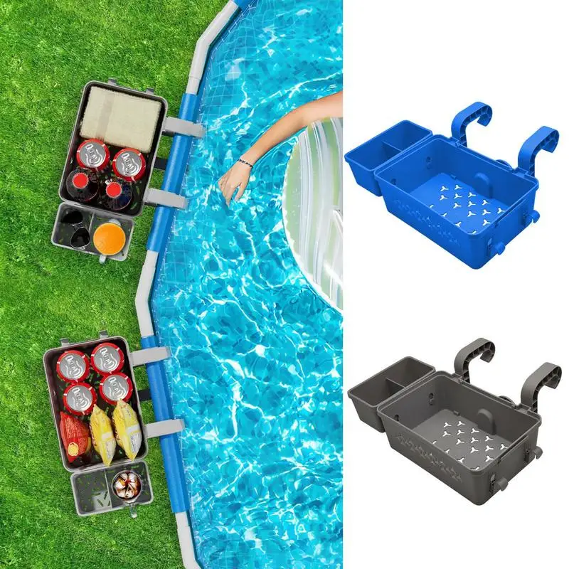 Swimming Pool Storage Basket Poolside Storage To Organize Towel Beverages Thickened Pool Storage Basket Aboves Ground Basket