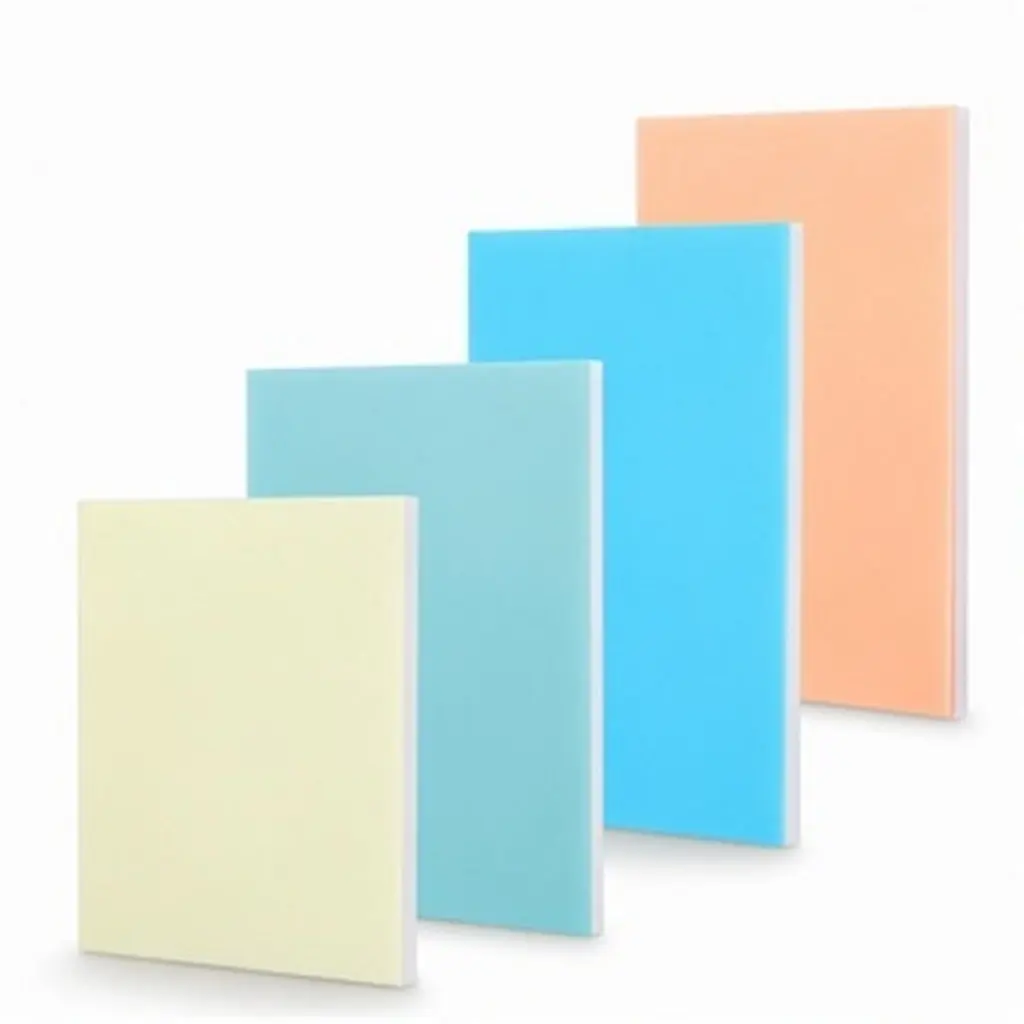 4Pcs Flexible DIY Rubber Stamp Carving Blocks – High-Quality PVC Craft Printing Art Supplies