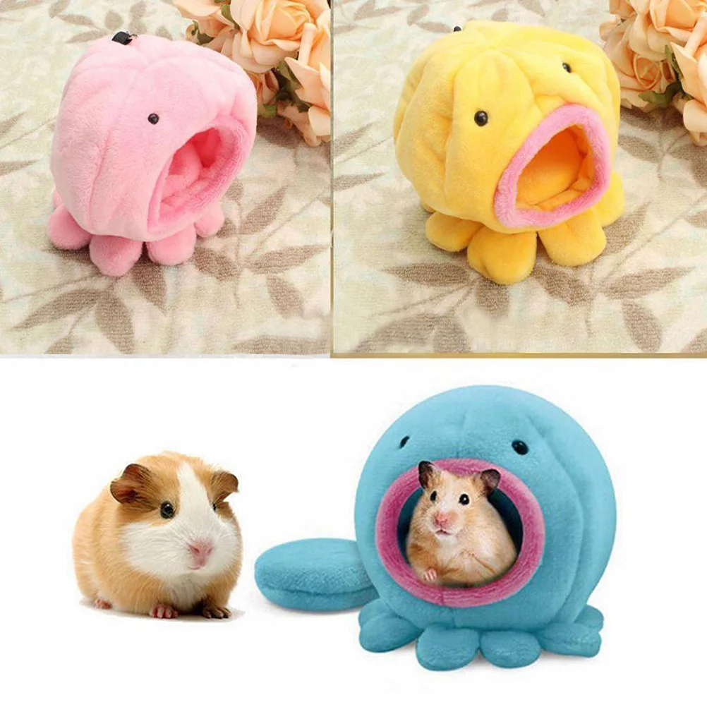

Warm Cotton Nest Hamster Hammock Squirrel Octopus Shape Bird Cage