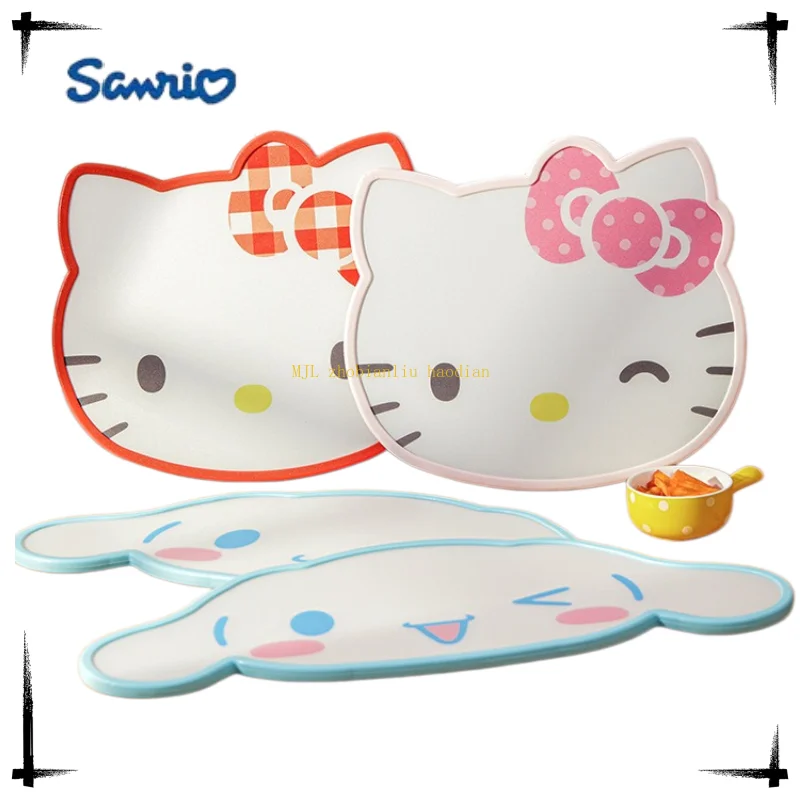 Sanrio My Melody Cartoon Shape Cutting Board Food Grade Pp Cutting Board Double-Sided Fruit Hello Kitty Supplement Board Gift