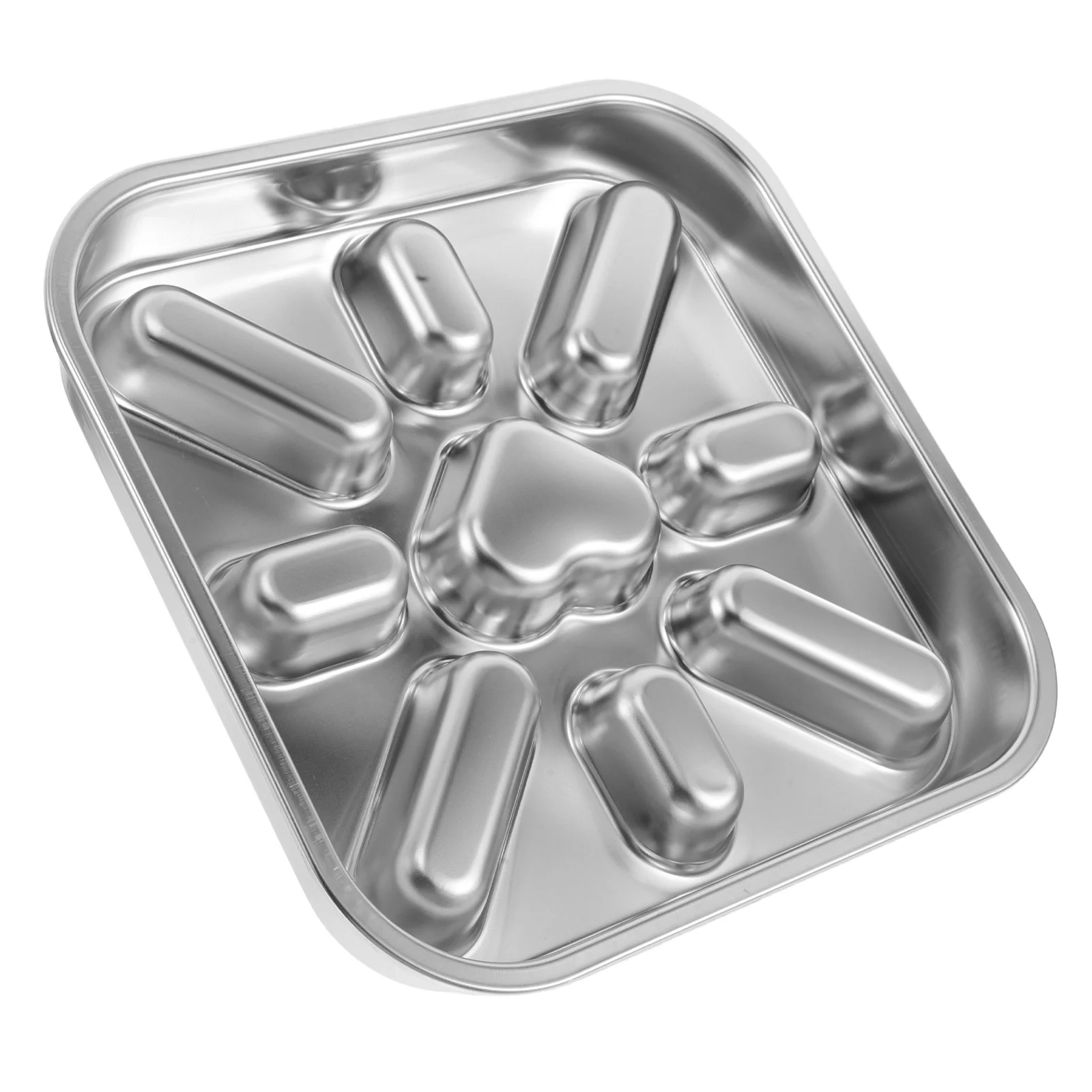 

Pet Slow Feeder 23X23Cm Stainless Steel Slow Feeding Dog Bowl For Small Medium Breeds Anti-Slip Durable Food Bowl For Dogs