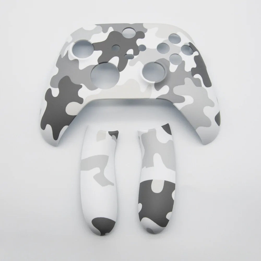 Custom Shell Frontplatte Abdeckung Front Gehäuse Gehäuse für Xbox Serie X & S Controller Seitens chienen Heckgriff Griff Rückwände Camo