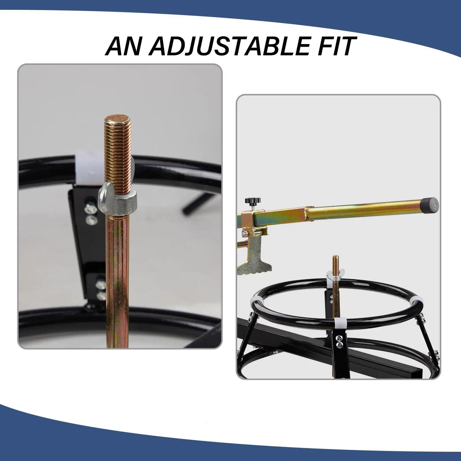 Motorcycle Tire Changer Manual Easy to Use Steel Iron Stand Portable for 16 to 21 Inch Wheel Tire Fitting
