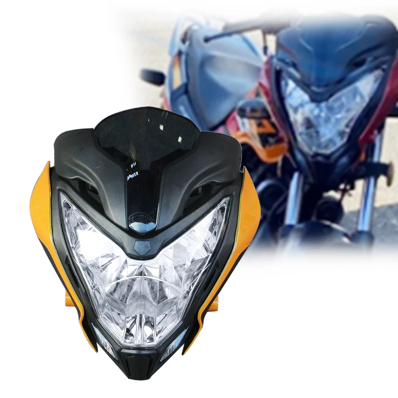 

PULSAR150 PULSAR200 Front Headlight Headlamp Assembly Head Light For BAJAJ Pulsar 150 200 Motorcycle Accessories