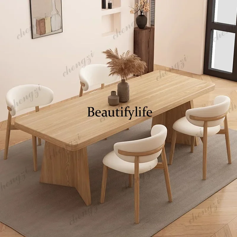 B456 Luxury Aesthetic Table Minimalist Modern Exquisite Glamour Dining Table Trendy Classic Tavolo Di Pranzo Dining Room Furnitu