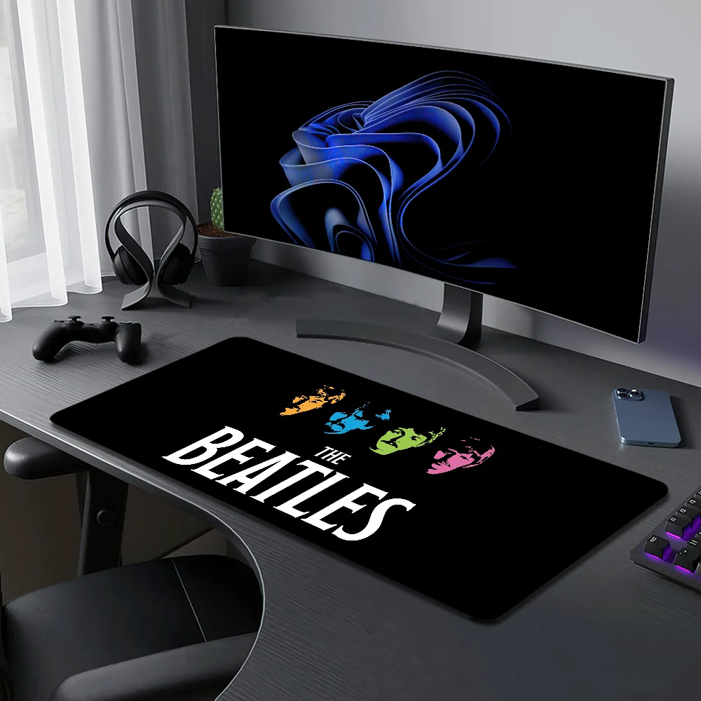Band the b-beatles mouse pad grande tapete de mesa teclado ergonômico escritório borracha pc antiderrapante anti-desvanecimento casa personalizado melhor preço
