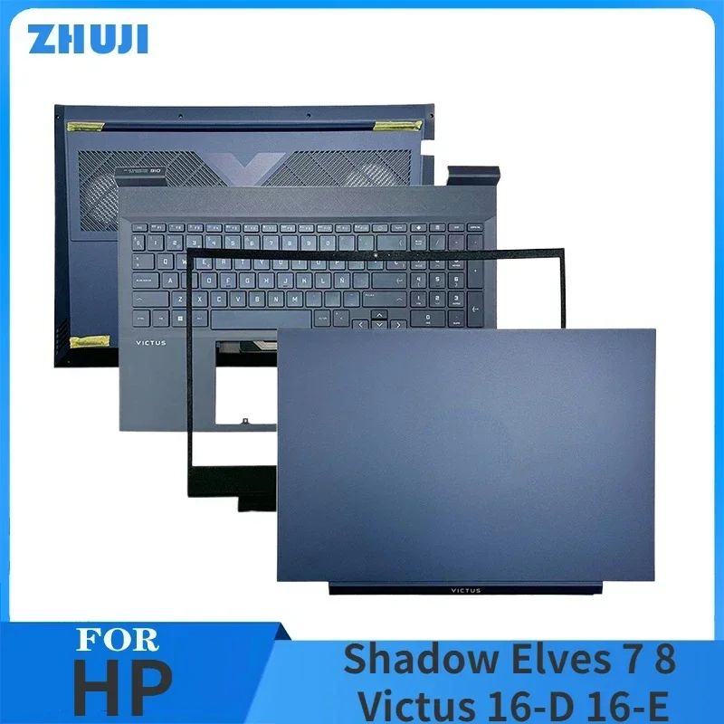 

LCD top cover screen back case front bezel frame upper lower palm rest bottom shell repair For HP Victus 16-D 16-E TPN-Q263 Q264