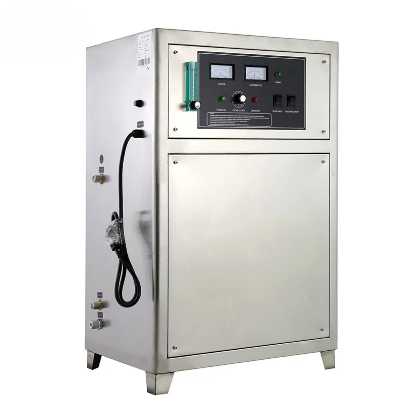 QJ-8003Y-30A Air Cooling and Water Cooling Oxygen Ozone Generator 30g For Mineral Drinking Water Treatment