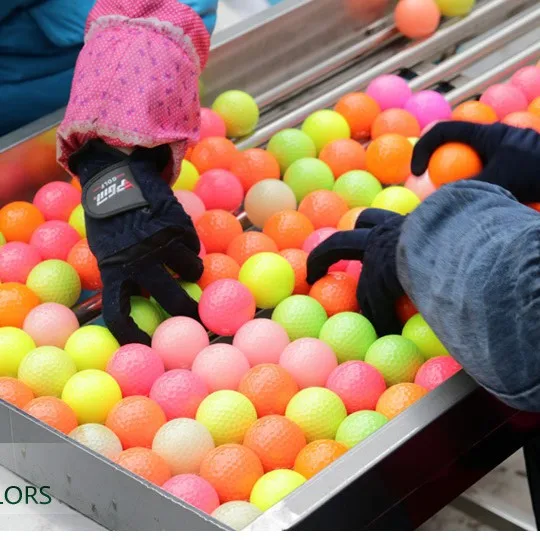 PGM 2-Layer Color Practice Golf Balls Rainbow Color Golf Training Balls Outdoor Golf Supplies Factory Direct Wholesale Supply