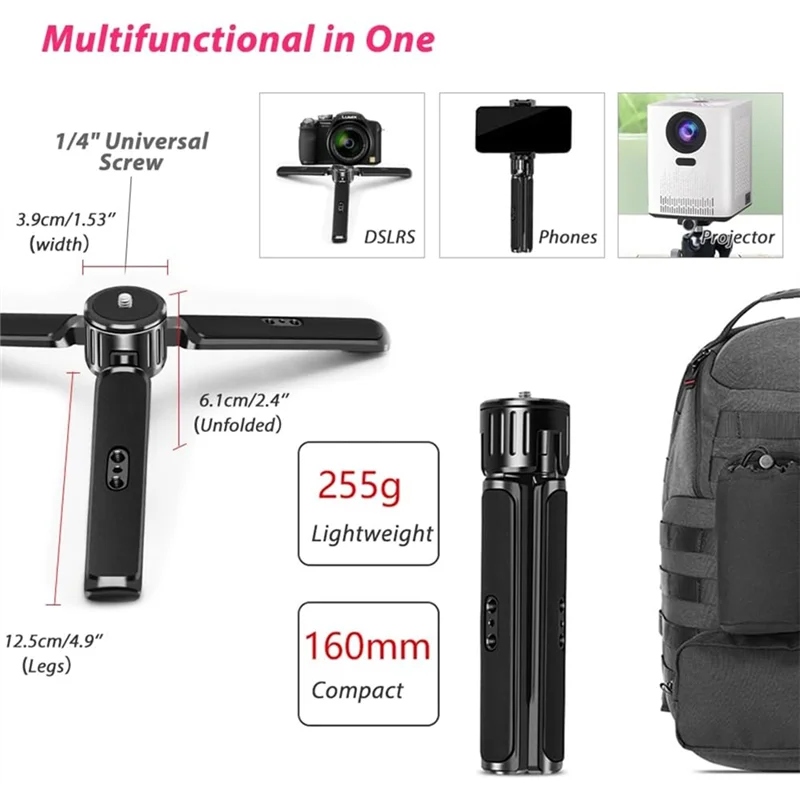 BTLIFE-Duty Mini Tripod For DJI Ronin S/SC/RS/RSC Series, Desktop Tabletop Stand Tripod, Gimbal Handle Grip Stabilizer